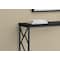 Monarch Specialties Accent Table - 44"L / Espresso / Black Metal Hall Console I 3534 - alternate 5